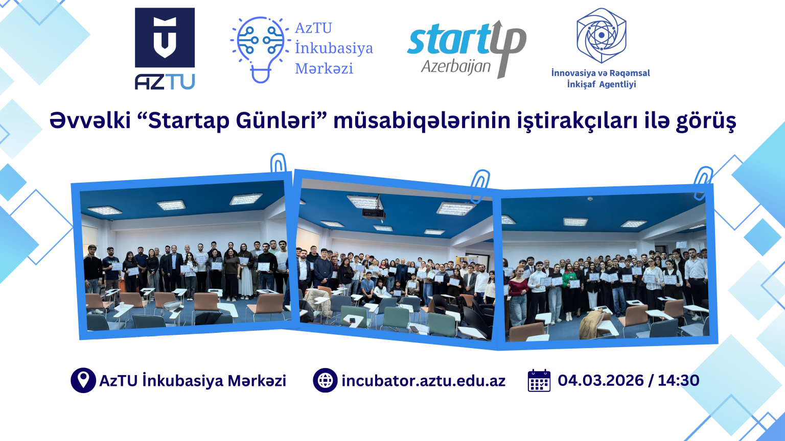 “Startap Günlərinin” iştirakçı komandaları ilə görüş
